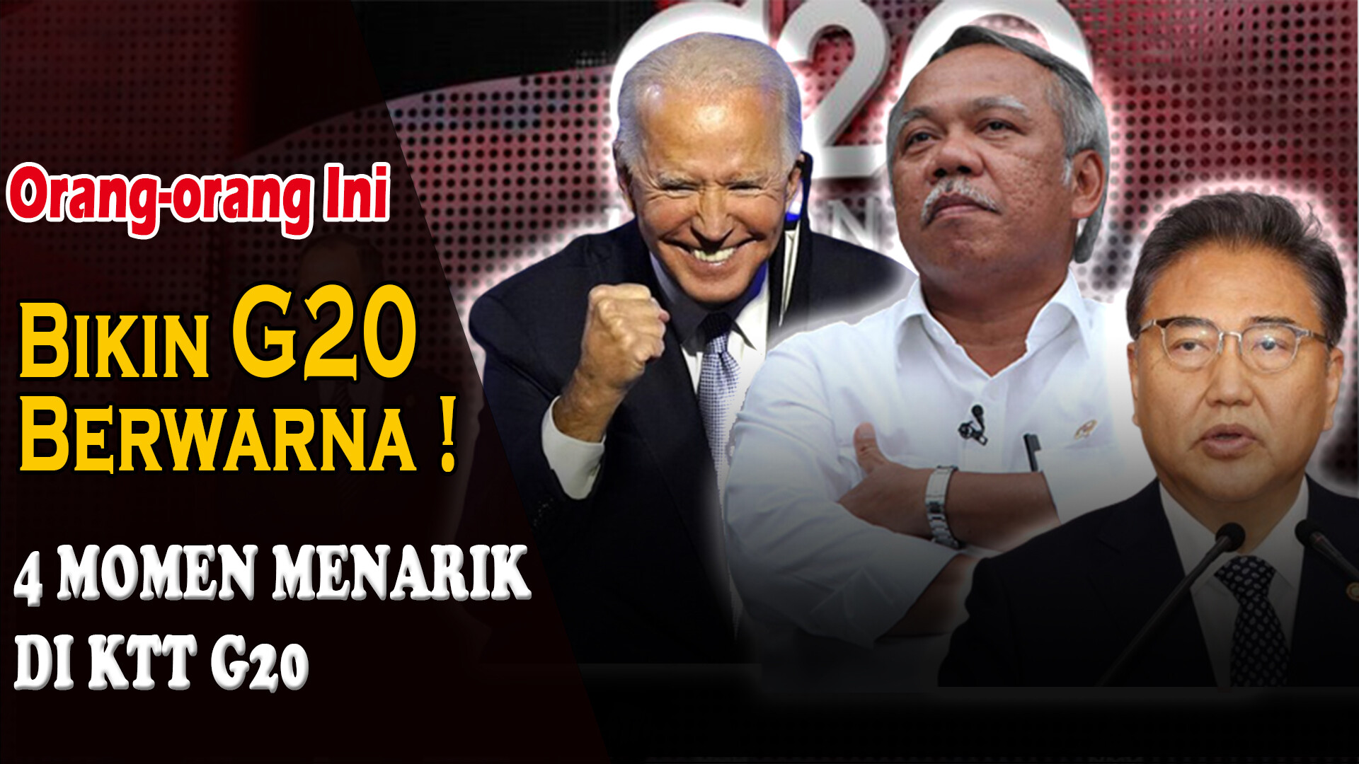 Sejumlah momen lucu nan menarik pada Konferensi Tingkat Tinggi (KTT) G20 di Bali, Rabu (16/11/2022). (gemabali)